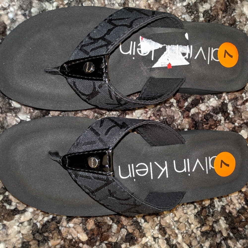 Wedge flip flops